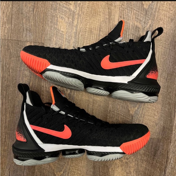 lebron 16 lava black